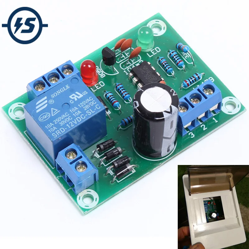 

Water Level Sensor Controller Switch Module Automatically Pumping Drainage Protection Controlling Circuit Board
