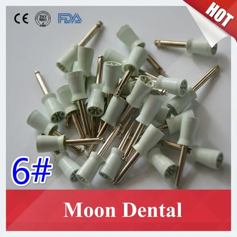 6# Dental Prophy Brush with Handle