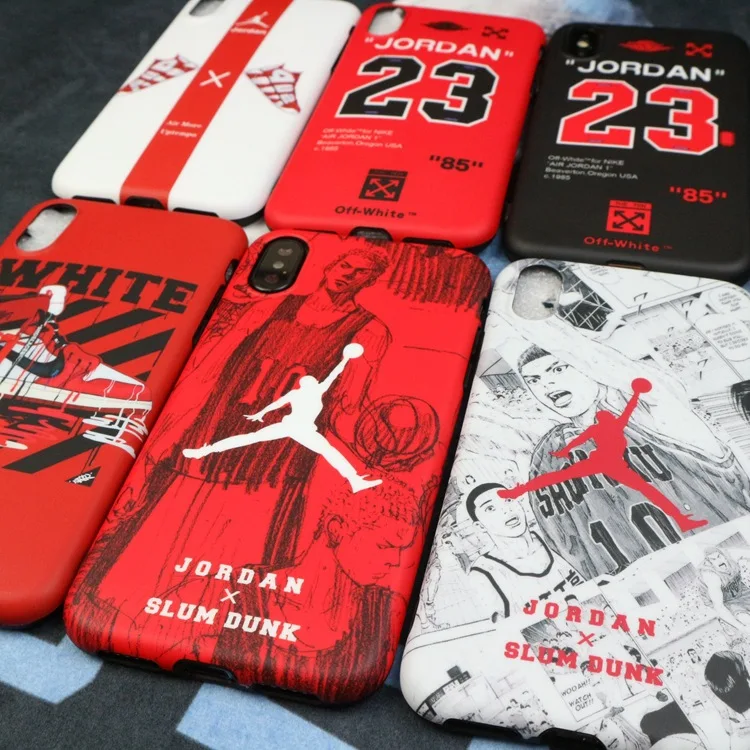 

Flyman Air 23 Jordan Case For iPhone X Xs Max Xr 8 7 6 6s Plus Sports legend Basketball shoes Street trend TPU Phone Cover cases