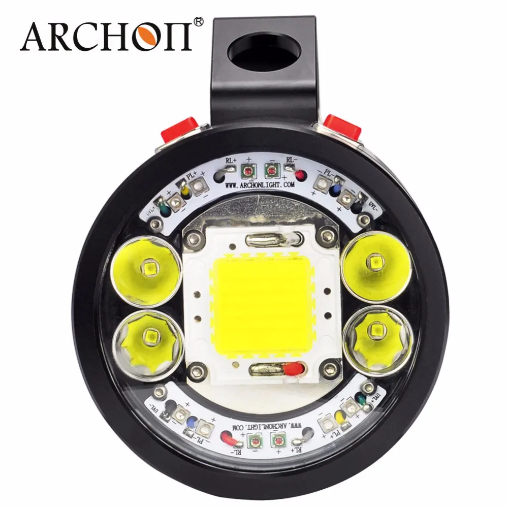 ARCHON DG150W/WG156W дайвинг вспышка светильник Cree XML2 10000лм УФ/красный светильник фонарь для дайвинга с батареей для видеокамеры подводное плавание Go Pro