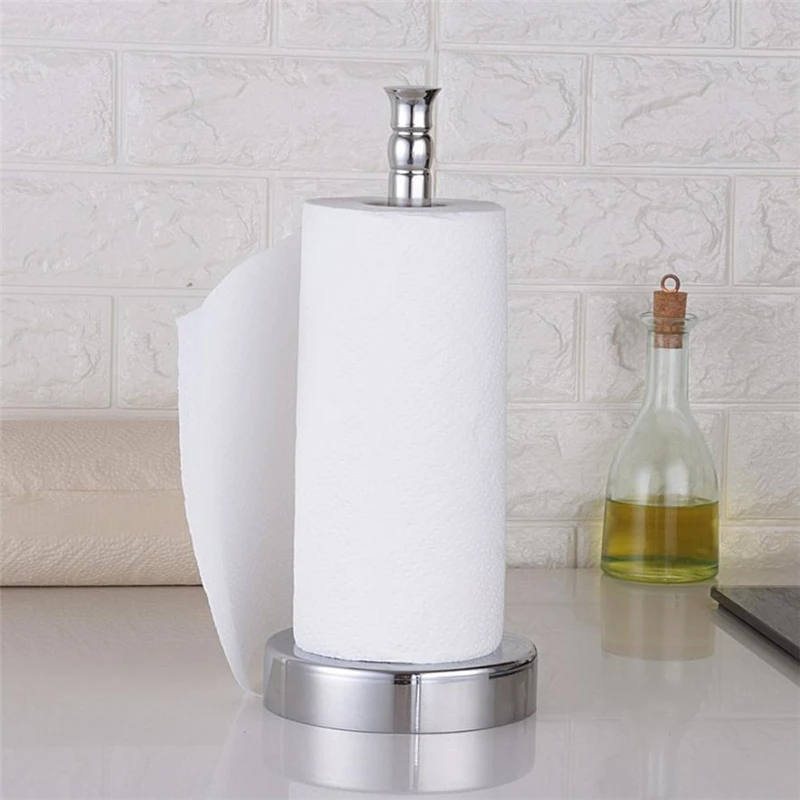 

New Creative Stainless Steel Paper Towel Holder Bathroom Toilet Kitchen Rack Practical hot Durable Wear-resistant Hooks C0302
