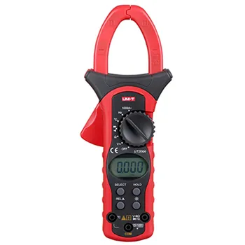 

UNI-T Digital Clamp UT206A AC Current Clamp Auto Range Date Hold AC/DC Voltage Clamp Meter LCD Mini Multimeter Clamp Meter
