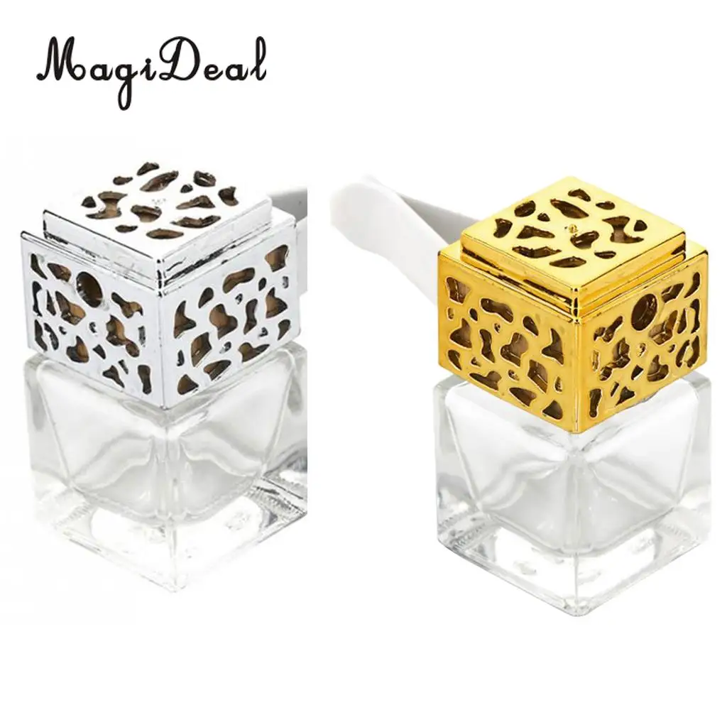 Vintage Car Interior Diffuser Bottle Favours Air Freshner Scented Atomizer Container Case Glass Atomizer Set	
