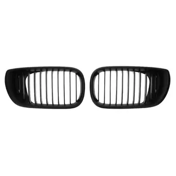 

1 Pair Front Kidney Grille ABS Car Racing Grills for BMW 3 Series E46 4 Doors 02-05 318I 320I 325I 330I Car Styling Accessories