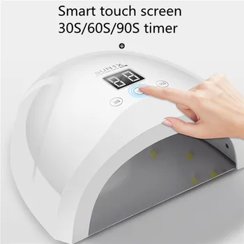 

UV Lamp SUN1x 36W UV LED Nail Lamp Nail Polish Gel With Automatic Sensor Smart 30/60/90s Timer Nail Dryer With LCD Display Tools
