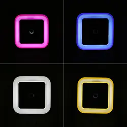 ZINUO светодиодный ночник Настенный светильник Ночной светильник, лампа с датчиком автоматический переключатеь с 0,5 W Сенсор для Спальня для