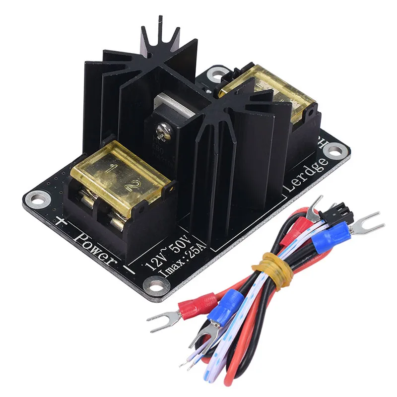 3D printer part Heat Bed Power Module Hot Bed Power Expansion Board High Current Load Module Mos Tube with Cables цена 3D printer part Heat Bed Power Module Hot Bed Power Expansion Board High Current Load Module Mos Tube with Cables цены онлайн
