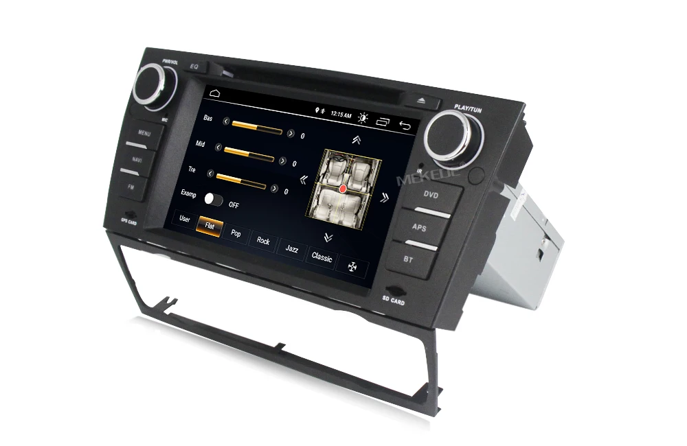 Best MEKEDE Quad Core 1024*600 Auto Car DVD Stereo for BMW E90 E91 E92 E93 Android 8.1 Wifi GPS Bluetooth Radio Navigation Canbus 15