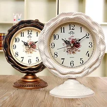 Meijswxj 12 inches Clock Saat Electronic Desk Clock Reloj Bedroom living room Digital Table Clocks Mute Bracket Relogio de pared