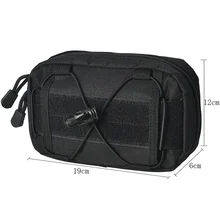 2017 Outdoor Men Nylon Tactical Belt Small Pocket Military Waist Pack Molle Pouch Travel Hunting Pouch new tactical military hunting small utility pouch pack army molle cover scheme field sundries bags outdoor sports mess briefcase