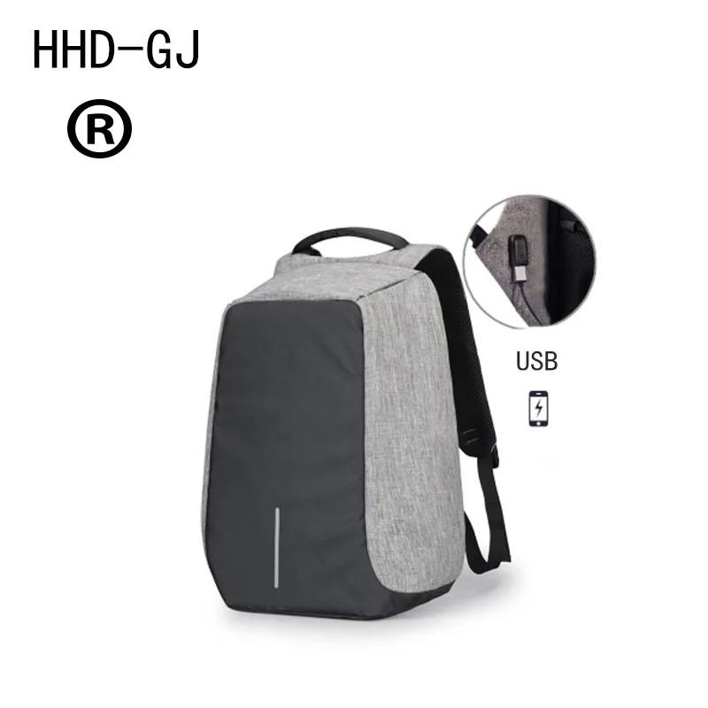 HHD DJ рюкзак с защитой от кражи и USB зарядкой для мужчин водонепроницаемый