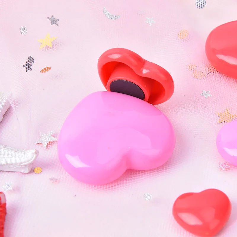 6pcs/set Red Heart Fridge Magnets For Kids Decorative Refrigerator Magnets Sticker