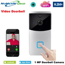 NuMenWorld WiFi Video Doorbell IP Camera Wireless Dingdong Door bell Night Vision Security&Protection Video Intercom