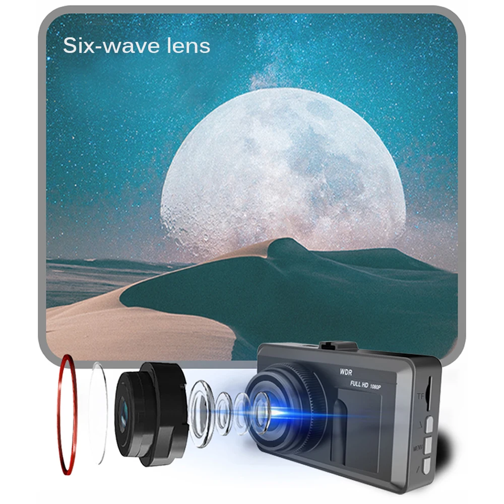 3 дюйм(ов) экран Автомобильный dvr тире камера рекордер Видео 1080P HD ...