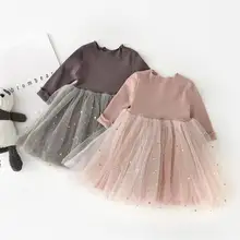 Розничная ; платье принцессы для маленьких девочек в Корейском стиле; блестящее платье с длинными рукавами и пентаграммой; Детские платья; одежда; 9 months to 4 years Old; E83025