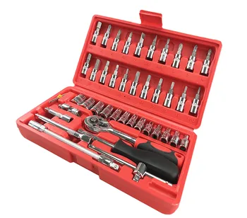 

46x Socket Wrenches Set Rachet Wrenches Craftsman Tool Box 1/2" 1/4" 1/2"