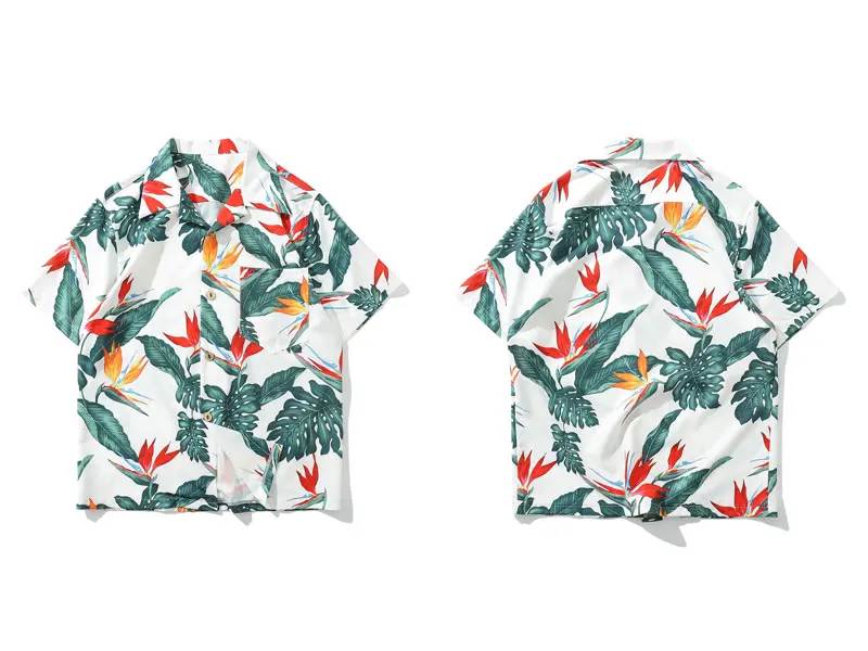 Floral Hawaiian Aloha Beach Shirts 3