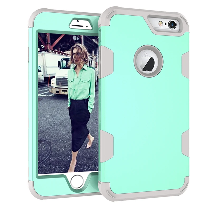 

For Apple iPhone XS Max Case Shockproof Protect Hybrid Hard Rubber Impact Armor Phone Cases For iPhone 6 6s 7 8 Plus Cover Coque