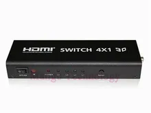 New Converter 4 port HDMI Switch 4×1 Switcher Adapter Support Audio 3D Video 720p 1080i 108 High Quality