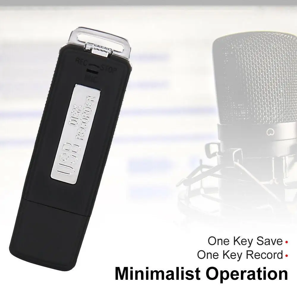 EastVita 8 ГБ/16 ГБ USB мини-диктофон Цифровая запись маленький диск аудио запись 180 H