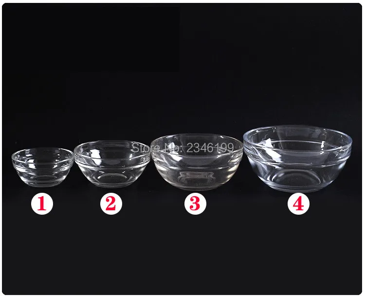 

8pcs Glass Essential Oil SPA Mask Bowl For Beauty Salon Mix Dish Makeup Tools Cuenco de Los Aceites Esenciales Tazon de Cristal