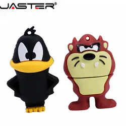 JASTER Looney Tunes usb флэш-накопитель 32 Гб Флешка 16 ГБ 8 ГБ 4 ГБ жуки Банни Даффи Дак мультфильм Горячая продажа животное ручка накопитель usb 2,0