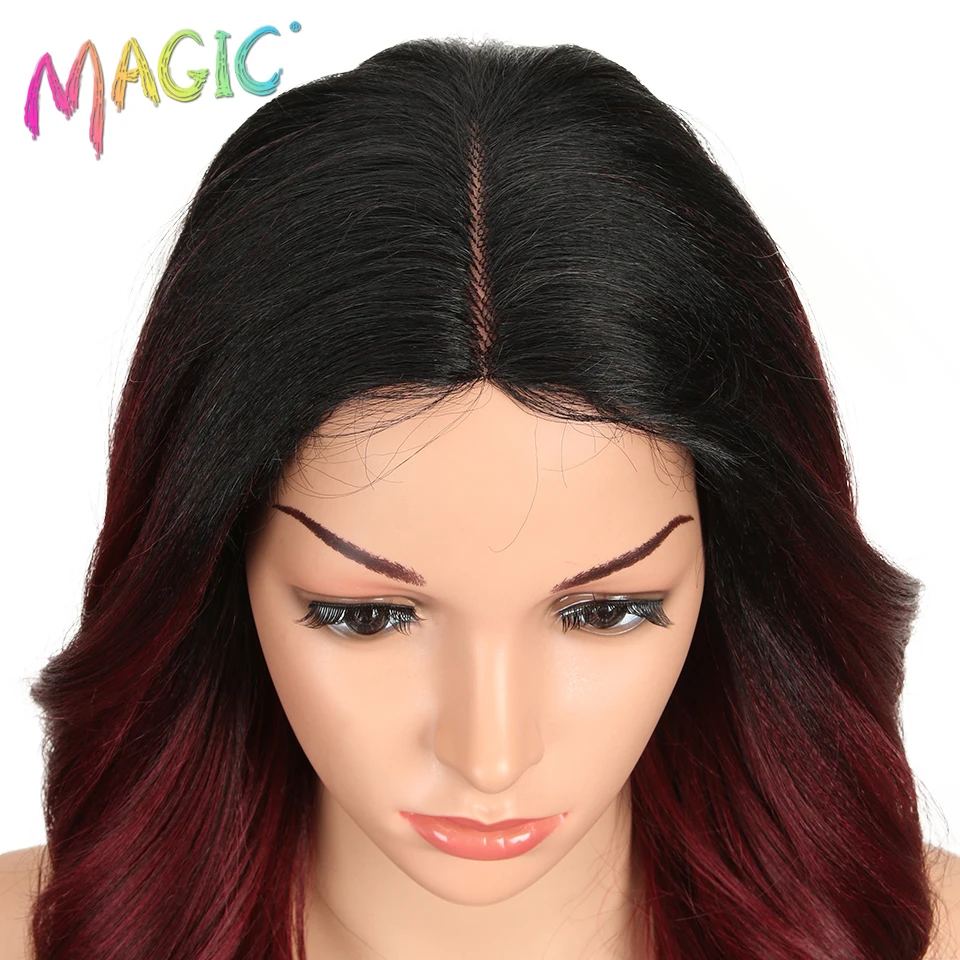  MAGIC Hair 150% Density Ombre Loose Hair Synthetic Lace Wigs 18