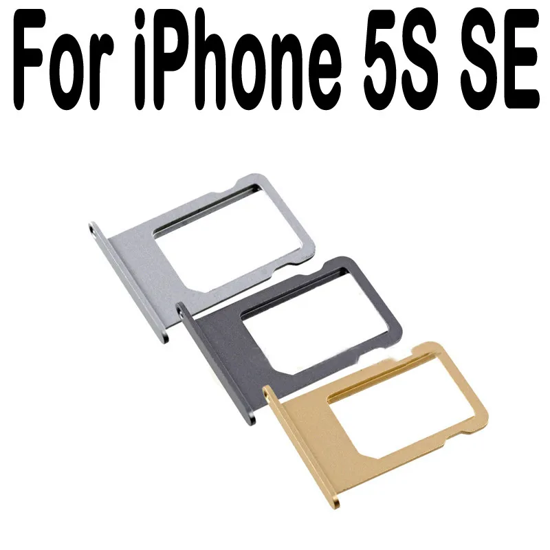 Nano Sim Card Holder Tray Slot For Iphone 5 S Se Replacement
