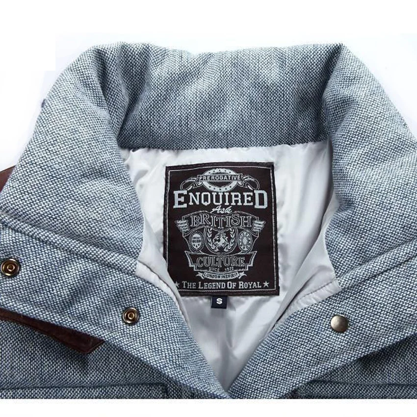 2016 new fashion man's winter jacket male warm casual parka men padded winter jacket handsome winter coat men Size S-3XL  