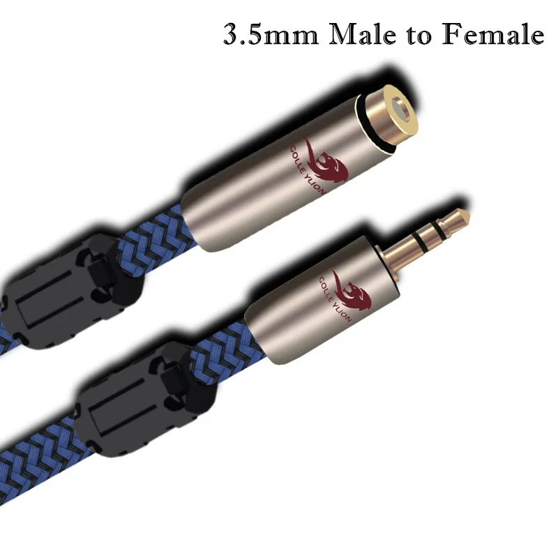Stereo 3 5mm Male to Female Audio Extension Cable For iPhone iPad Laptop Cellphone Headphone Amplifier AUX Cables 1m 2m 3m 5m