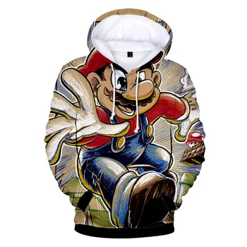 

Print Hoodies Kawaii 3D Tracksuit Sweatshirts Mario Hot Sale Long Sleeve Women Clothes 2018 Kpop Tops Plus Size Q0808-Q0817