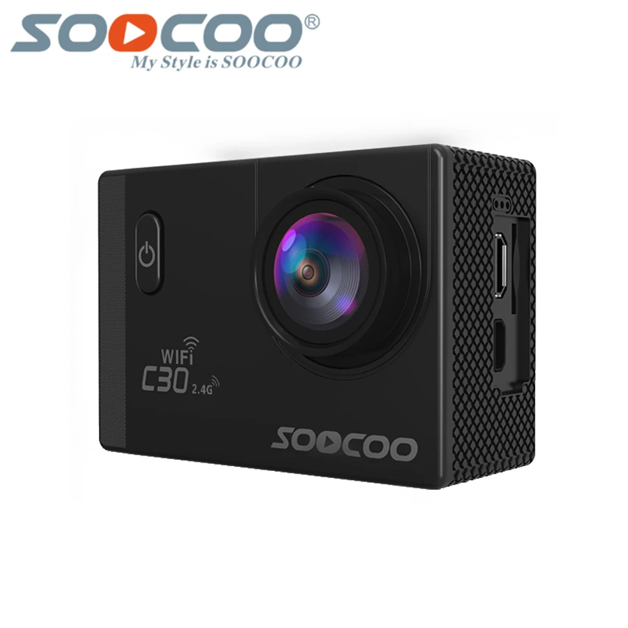 SOOCOO на C30 действие 4 К Спорт Камера NTK96660 Водонепроницаемый Wi-Fi гироскопа 70-170