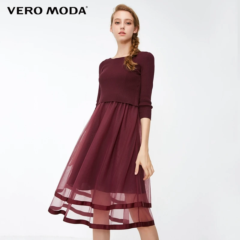 

Vero Moda Vintage Knitted Gauzy Pure Dress | 31837C523
