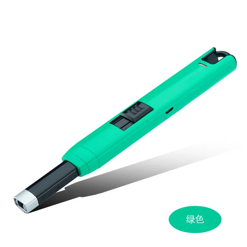Интеллектуальная Электрическая длинная USB дуговая кухонная ветрозащитная Зажигалка для свечей и фейерверков для барбекю