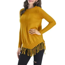Winter Woman Long Sleeve Sweater Knitting Pullovers Loose Tassel Thick Sweaters Pullovers Female Jumper Tricot Top Winter Woman Long Sleeve Sweater Knitting Pullovers Loose Tassel Thick Sweaters Pullovers Female Jumper Tricot Top