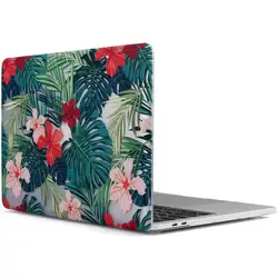 Флора чехол для ноутбука Apple Macbook Air Pro retina 11 12 13 15 жесткий Защитный чехол Обложка для Mac book Pro 13 15 с Touch Bar