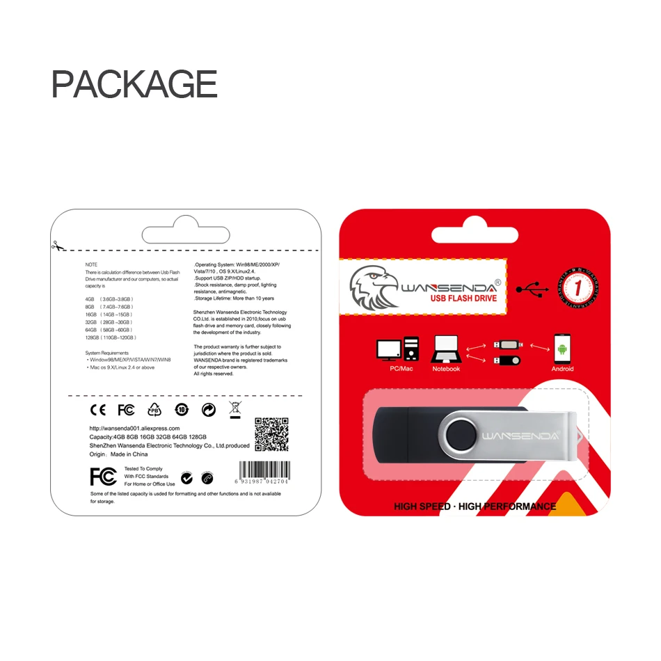 Original Wansenda D103 OTG USB Flash Drive 128GB 64GB 32GB 16GB 8GB Pen Drive USB 3.0 pendrive for Android/PC with package Original Wansenda D103 OTG USB Flash Drive 128GB 64GB 32GB 16GB 8GB Pen Drive USB 3.0 pendrive for Android/PC with package