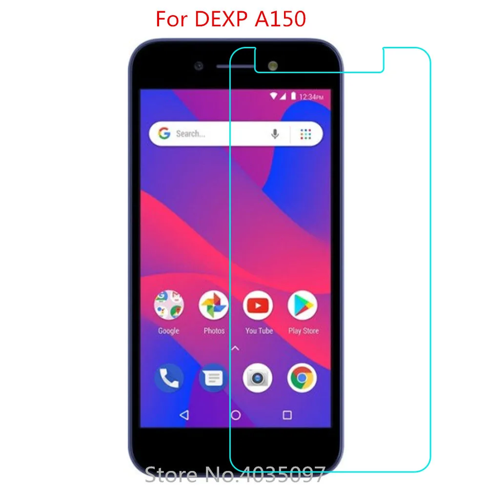 9H 2.5D Закаленное стекло для DEXP A150 на телефон защитная пленка стекло|Защитные