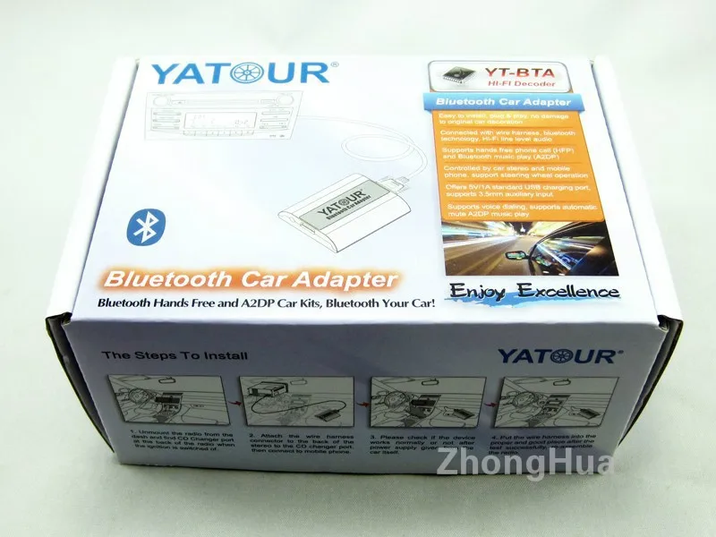 Автомобильный адаптер Yatour для ford focus mk1Galaxy Fiesta 5000C/6000CD Bluetooth Hands free AUX MP3 плеер нового