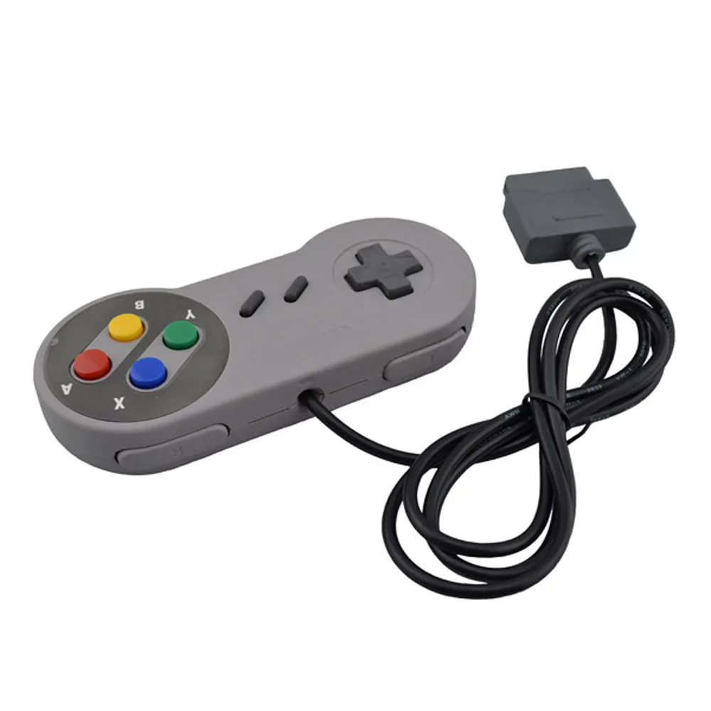100pcs lots Top quality Wired game controller joystick for SNES console Classic portable video gaming gamepad | Электроника
