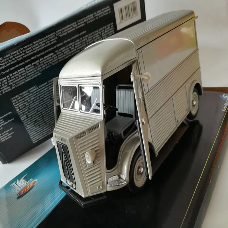 

1/18 Simulation Retro 1962 Citroen RV Classic Collection Display Model Alloy Die Casting Vintage RV Car Birthday Gift