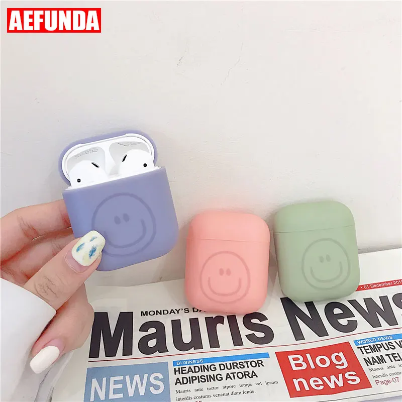 

Cute Funny Cartoon Silicone Case For Airpods Wireless Earphone Cover For Apple Air Pods 2 Charge Box Shockproof Bag Flower Love