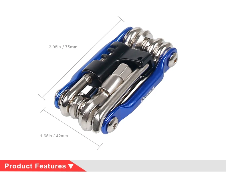 Deemount 11 в 1 Набор инструментов для ремонта велосипедов для ремонта велосипеда и Услуги комплект Hex складной набор инструментов плоским