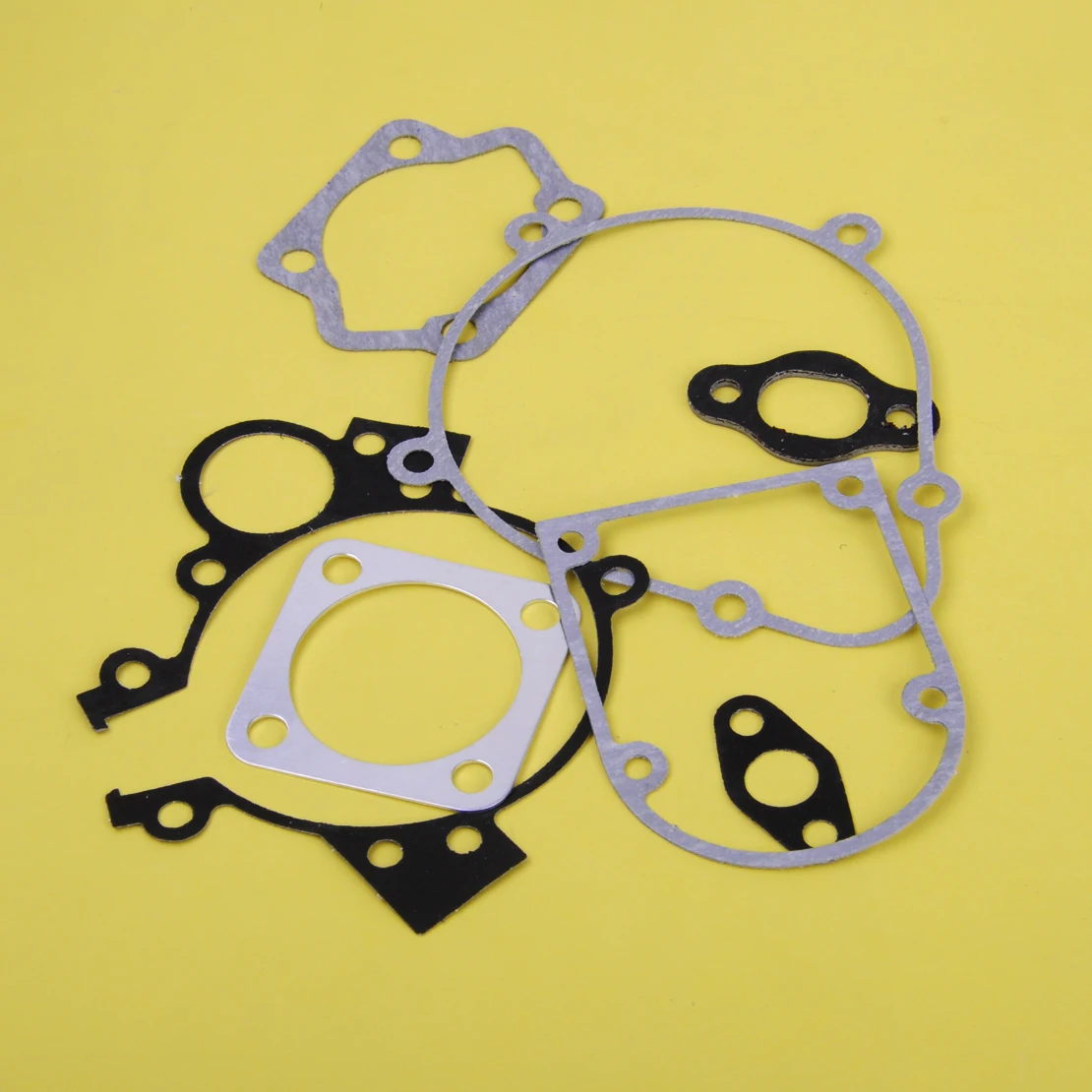 beler 7pcs/Set Motorcycle Gas Engine Gasket Kit Fit for 2 Stroke 49cc