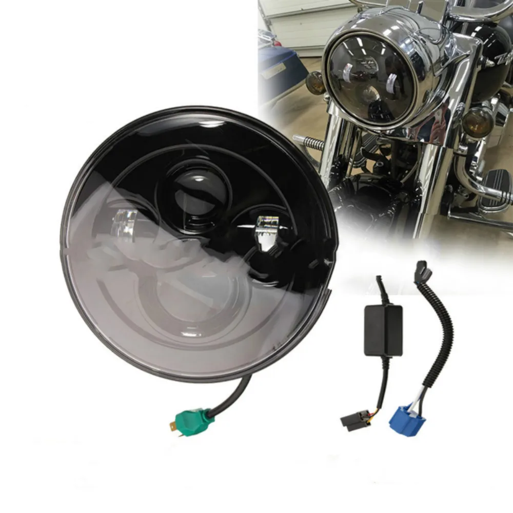 Harley Motorcycles Led Headlights Replacement, 7 Inch Motorcycle