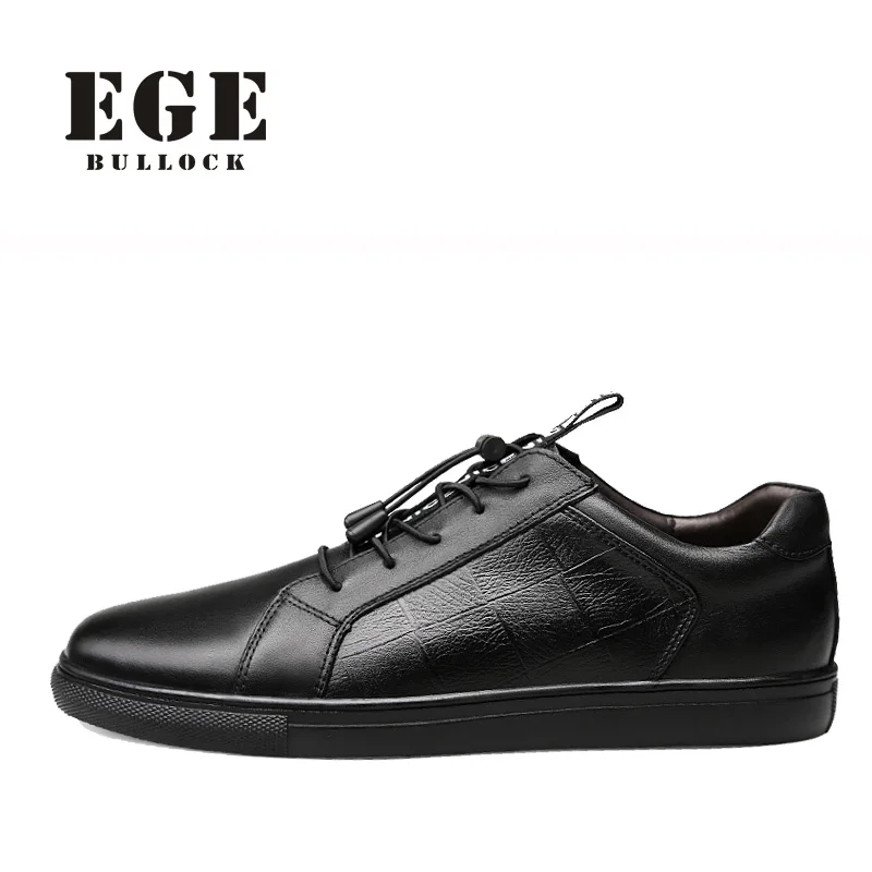 flat shoes for men black