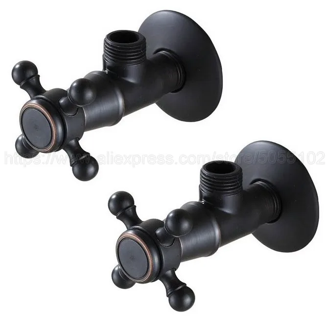 Faucet Replacement Parts Oil Rubbed Bronze Angle Valve for Toilet Universal Stop Water Valve for Faucet and Toilet zav001