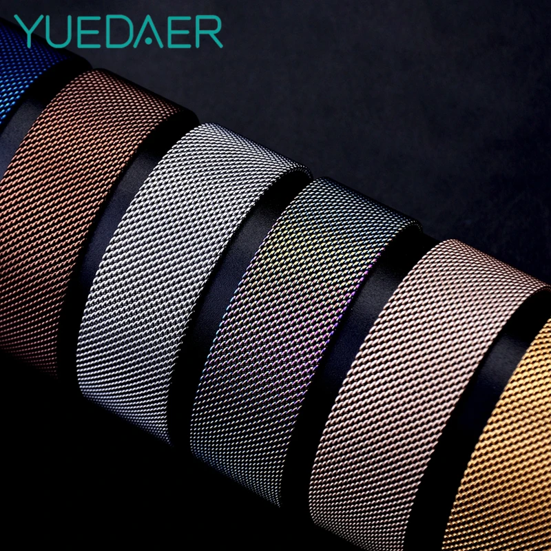 

YUEDAER S/L Magnetic Metal Wrist Strap Band For Fitbit Charge 2 Wristband Milanese Stainless Steel Replace For Fitbit Charge 2