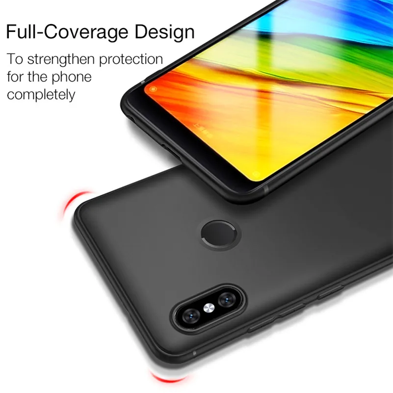 Matte TPU Frosted Silicon Phone Cover For Xiaomi Redmi 5 Plus Case Note 5 5A 6A 6 S2 4X 4 4A Mi 8 5x 6X A2 Mix 2 Mobile Cases