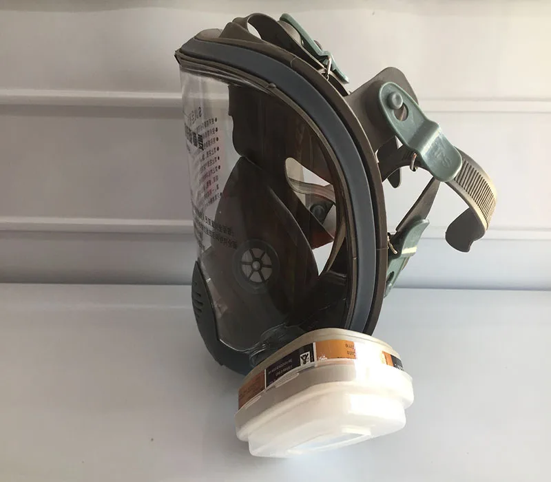  Gas Mask 7 Suits Chemical Organic Gases And Vapors Mask Filter respirator Paint Mixing/Spray Graffi